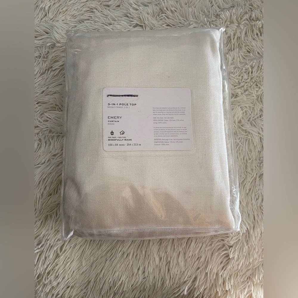 Pottery Barn Emery curtains